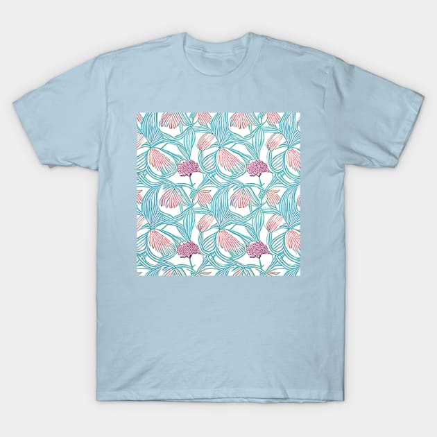 Spring flower garden 2 (MD23SPR004) T-Shirt by Maikell Designs